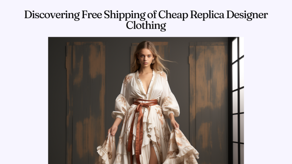 Discovering Free Shipping of Cheap Replica Designer Clothing